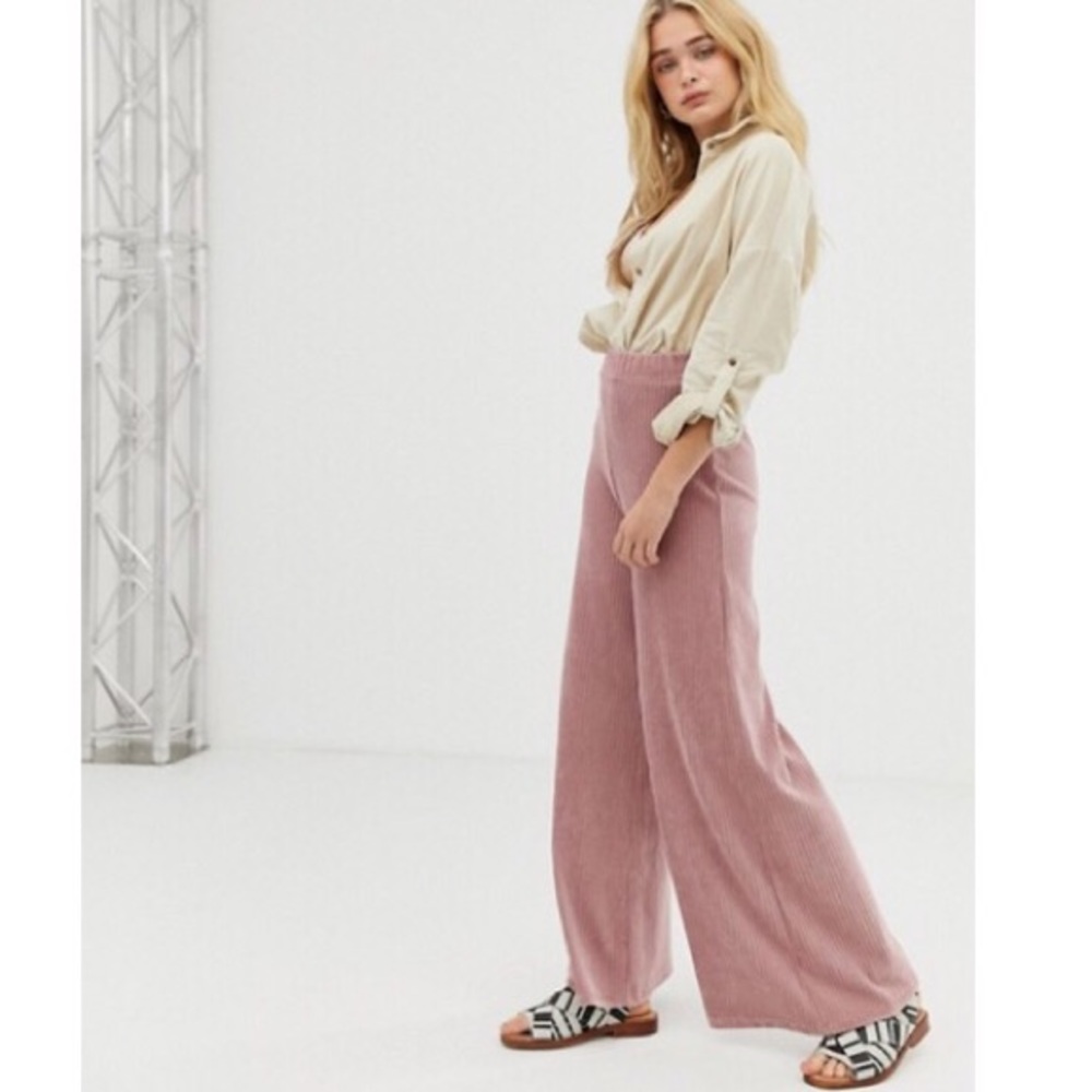 Free People bambi wide leg cord pants